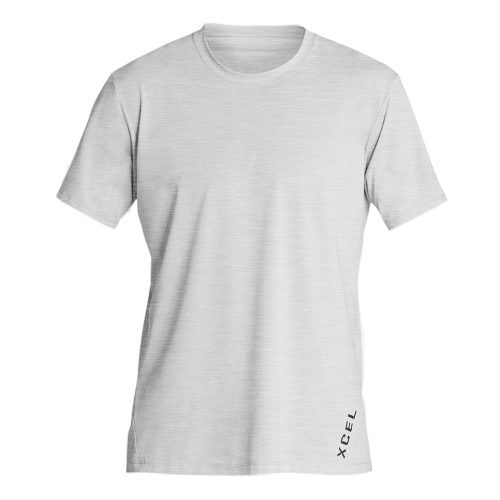 Men's Heathered Ventx Solid Short Sleeve UV