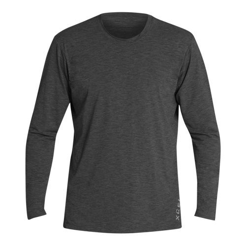 Men's Heathered Ventx Solid Long Sleeve UV