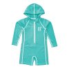 Toddler Unisex Premium Stretch Long Sleeve Front Zip Hooded Springsuit UV