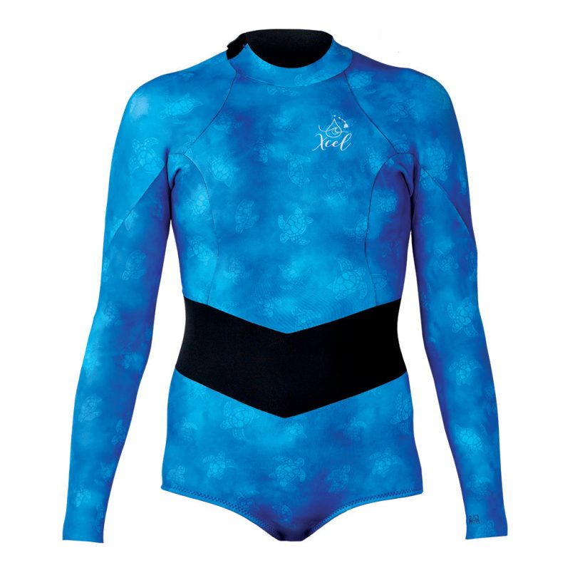 Women's Ocean Ramsey Water Inspired Axis Long Sleeve Back Zip Springsuit 2mm