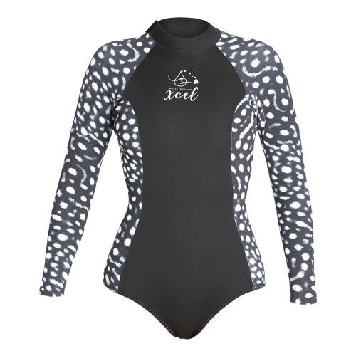 Women's Ocean Ramsey Water Inspired Axis Long Sleeve Back Zip Springsuit 2mm