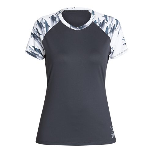 Women's Ocean Ramsey Water Inspired Short Sleeve Ventx Relaxed Fit UV Top