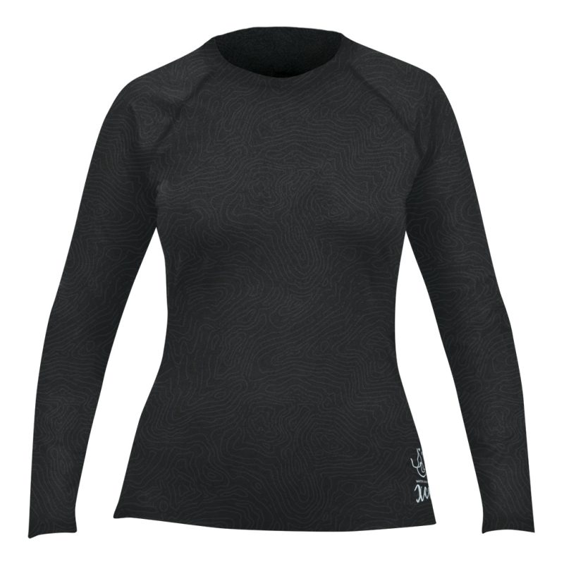 Women's Ocean Ramsey Water Inspired Long Sleeve Ventx Relaxed Fit UV Top