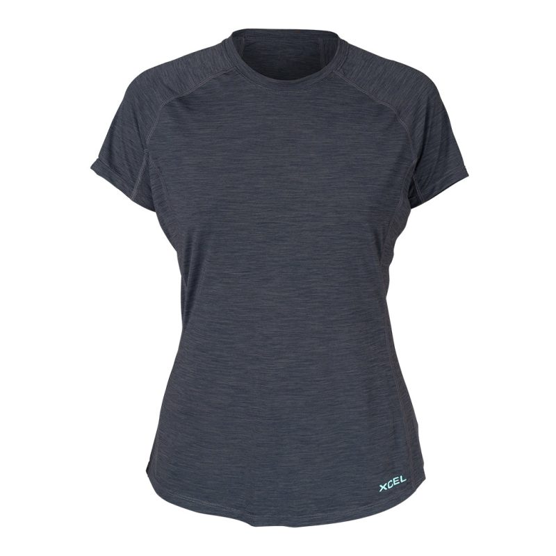 Women's Heathered Ventx Short Sleeve Relaxed Fit UV