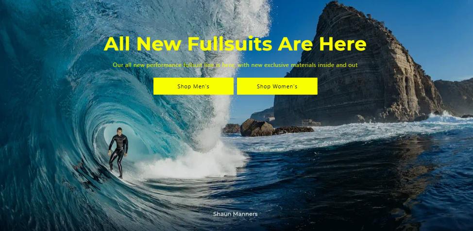 xcelwetsuits us.shop banner